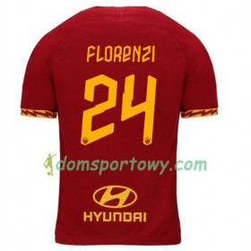 Koszulka AS Roma Florenzi 24 Domowe Koszulki Piłkarskie 2019-2020 Krótki Rękaw